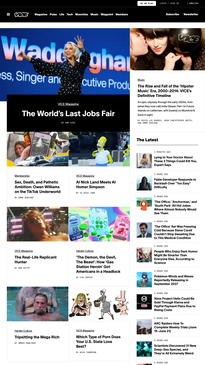Preview of vice.com