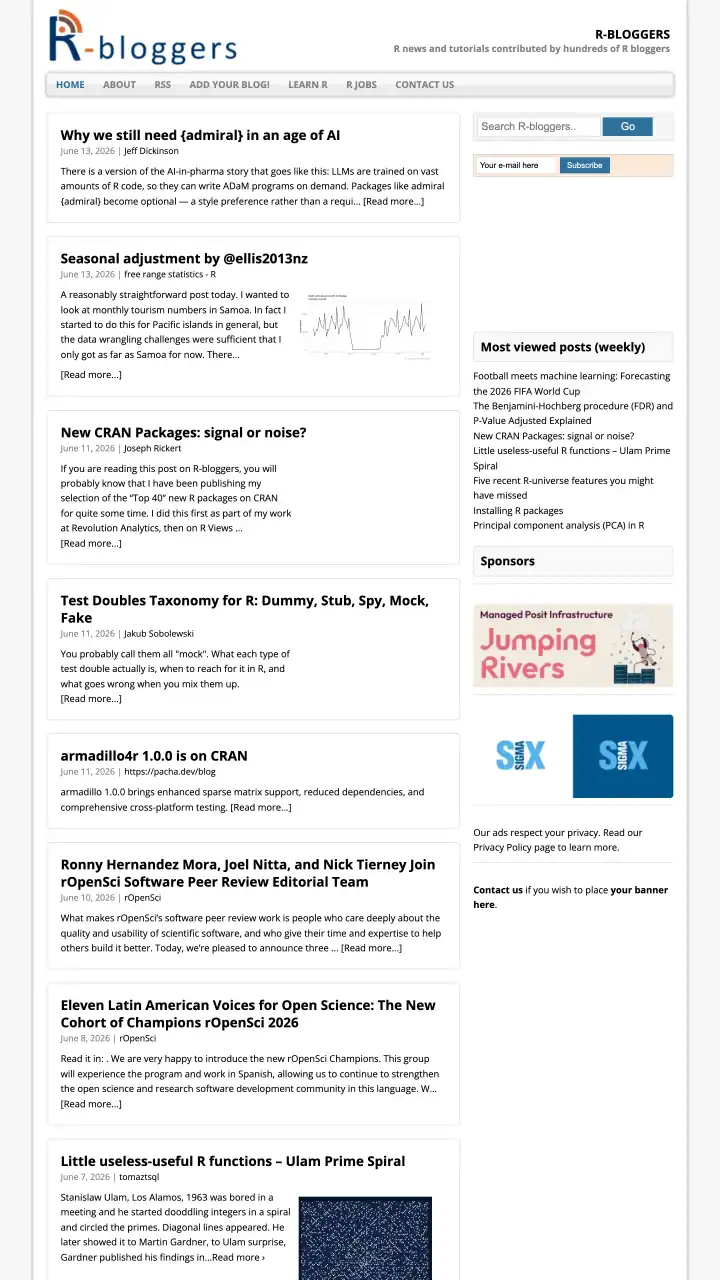 Preview of r-bloggers.com