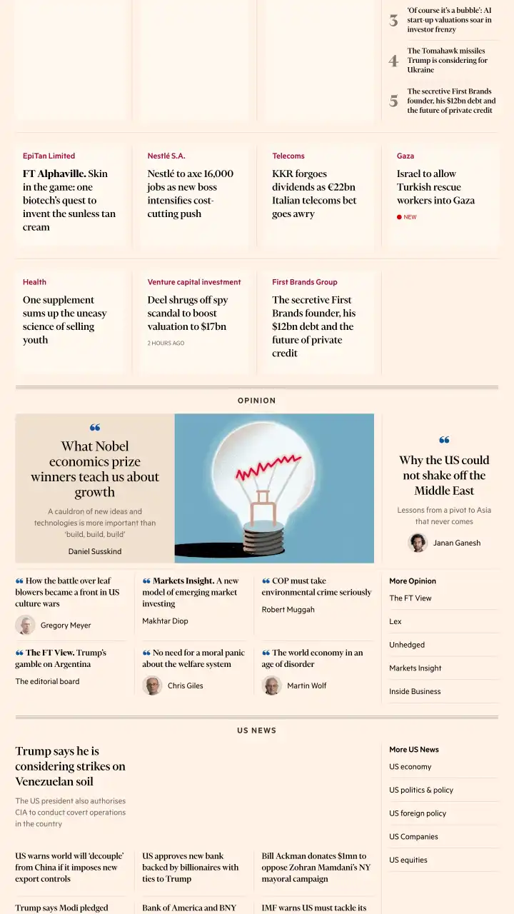 Réamhamharc de Financial Times