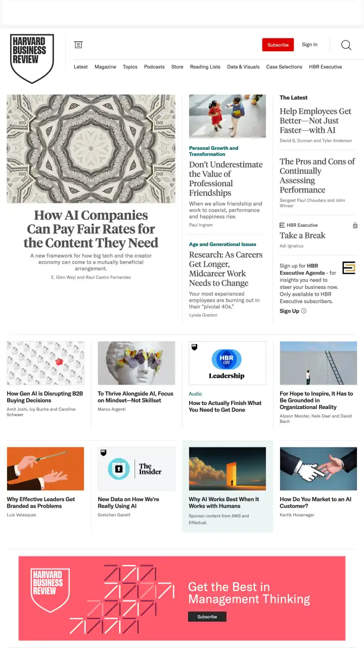 Preview of Harvard Business Review