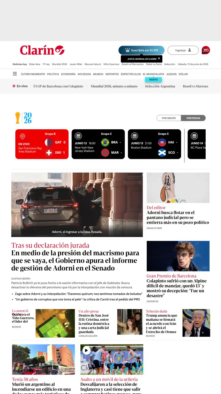Preview of Clarín