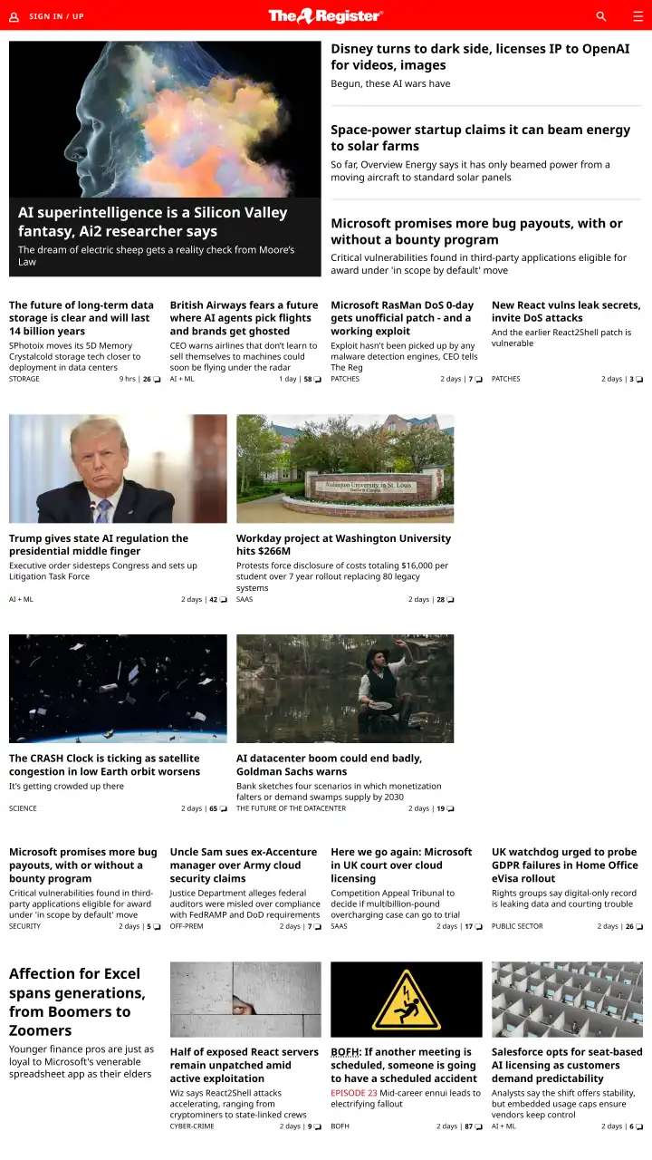 Preview of The Register