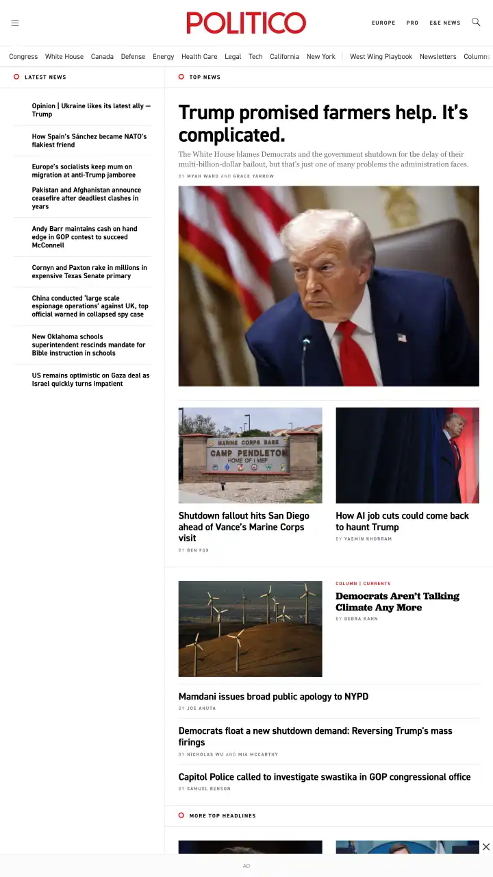 Réamhamharc de Politico
