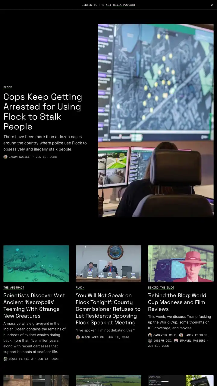 Preview of 404 Media