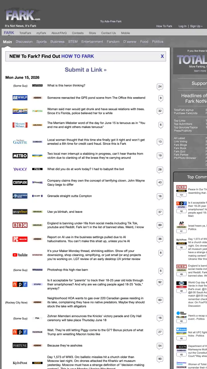 Preview of fark.com