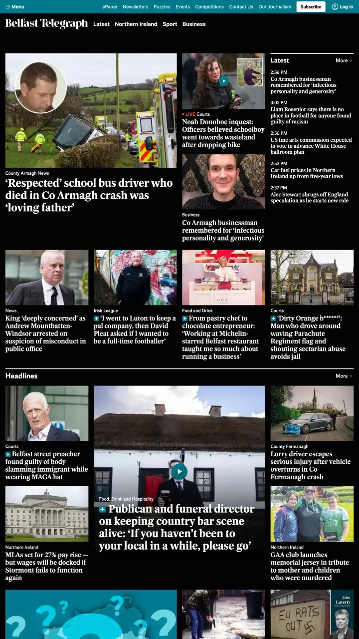 Preview of Belfast Telegraph