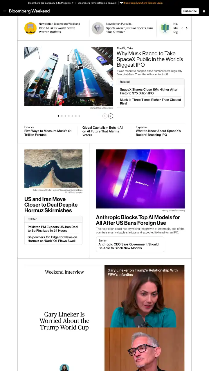 Preview of Bloomberg