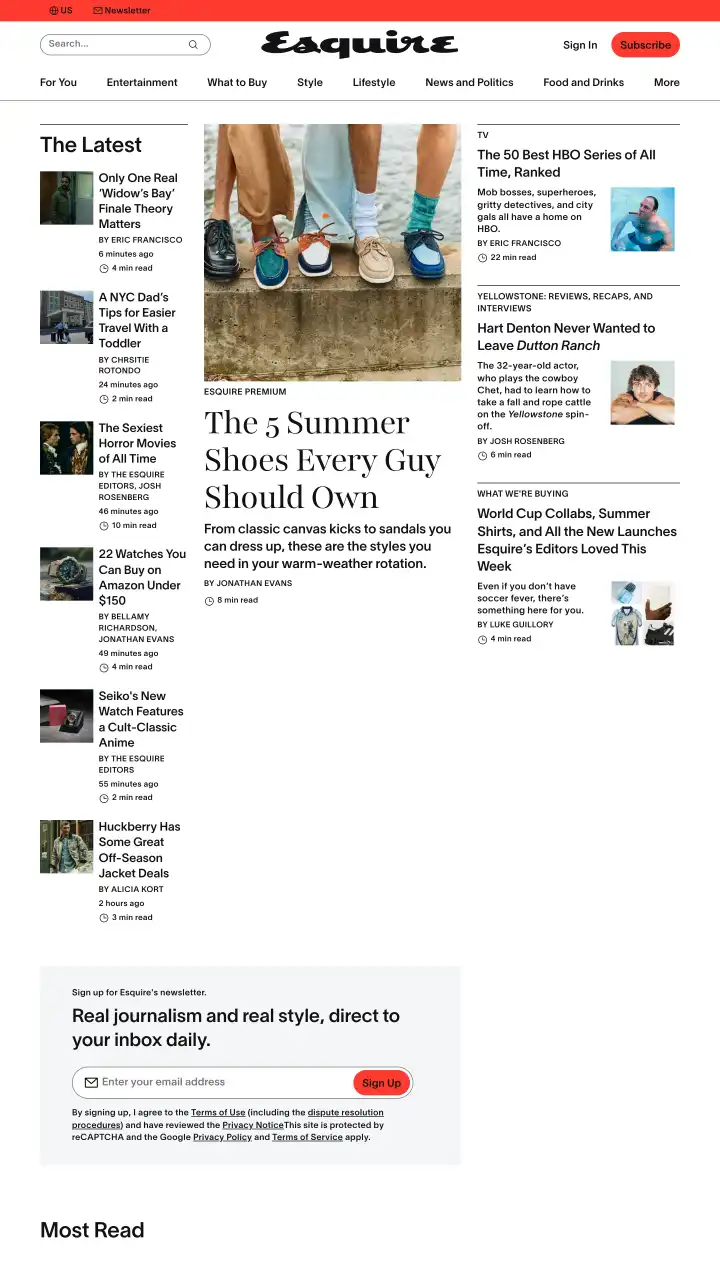 Preview of esquire.com