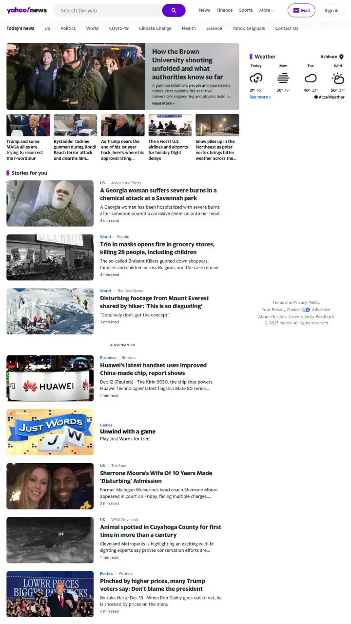 Preview of Yahoo News
