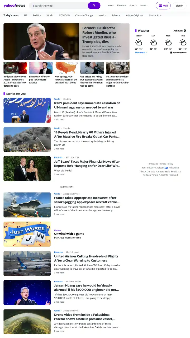 Réamhamharc de Yahoo News