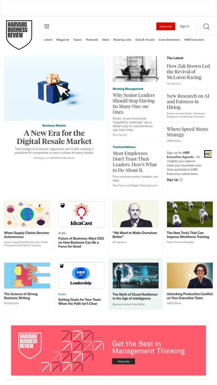 Preview of Harvard Business Review