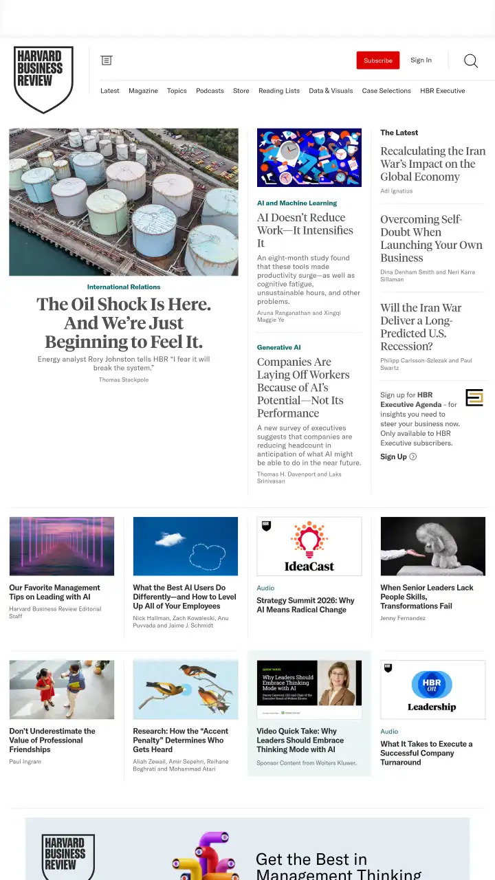 Réamhamharc de Harvard Business Review
