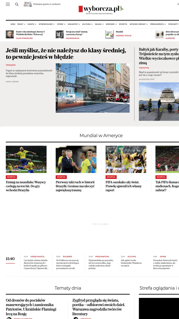 Preview of Gazeta Wyborcza