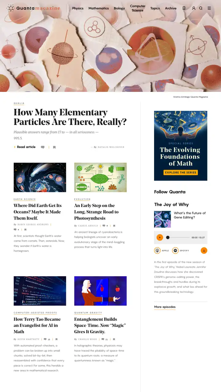 Preview of quantamagazine.org