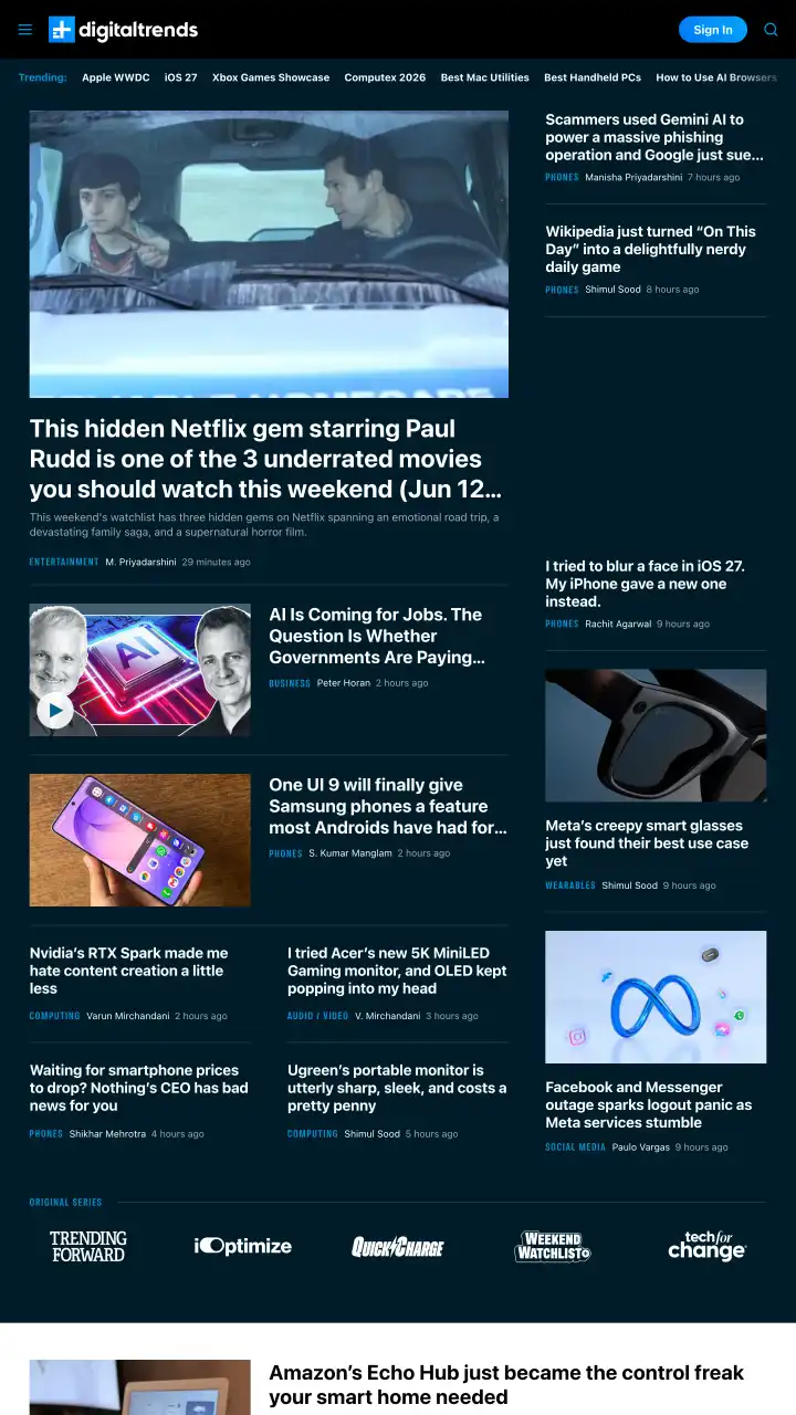 Preview of digitaltrends.com