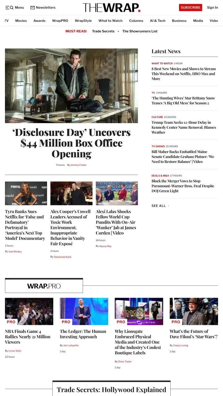 Preview of TheWrap