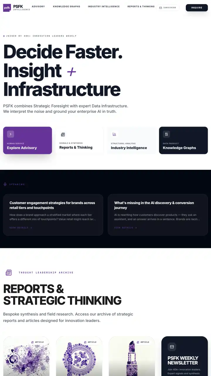 Preview of psfk.com