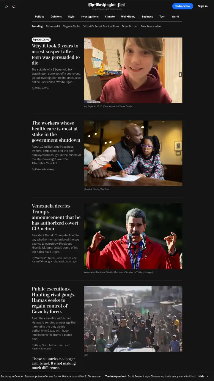 Réamhamharc de The Washington Post