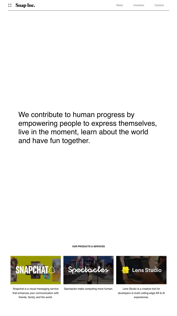 Preview of snap.com