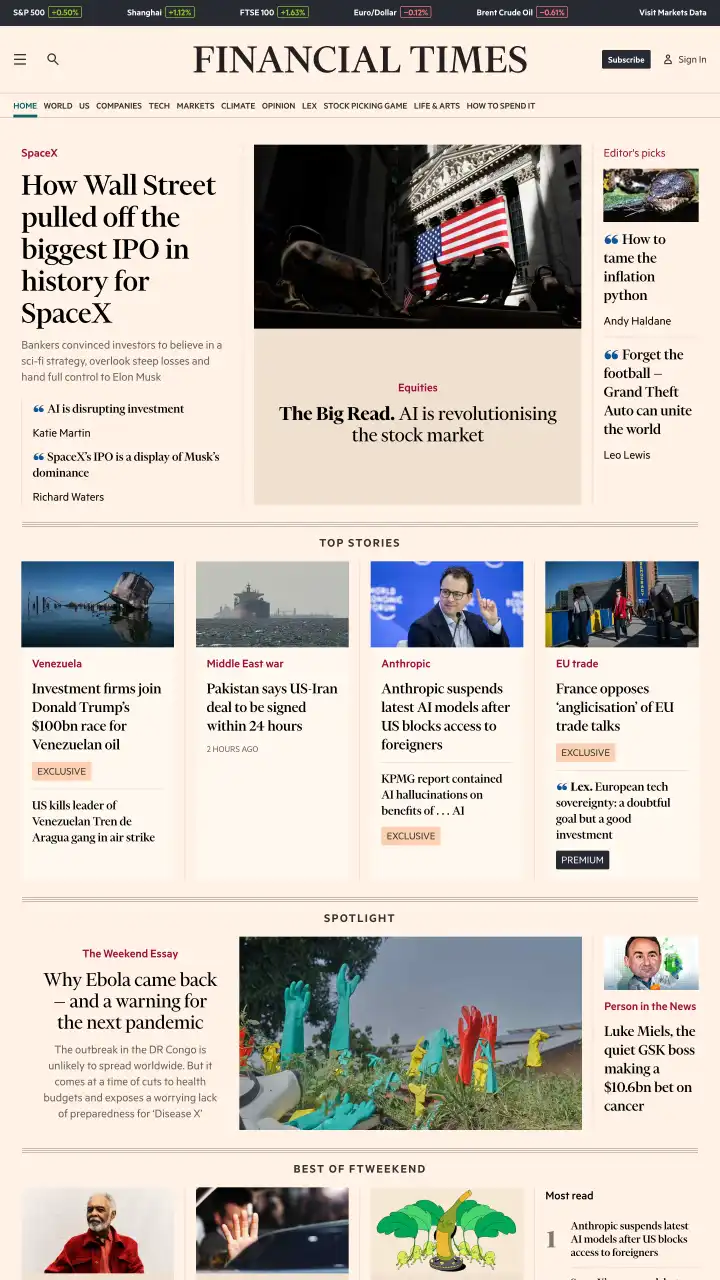 Preview of Financial Times