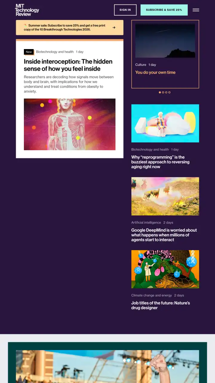 Preview of MIT Technology Review