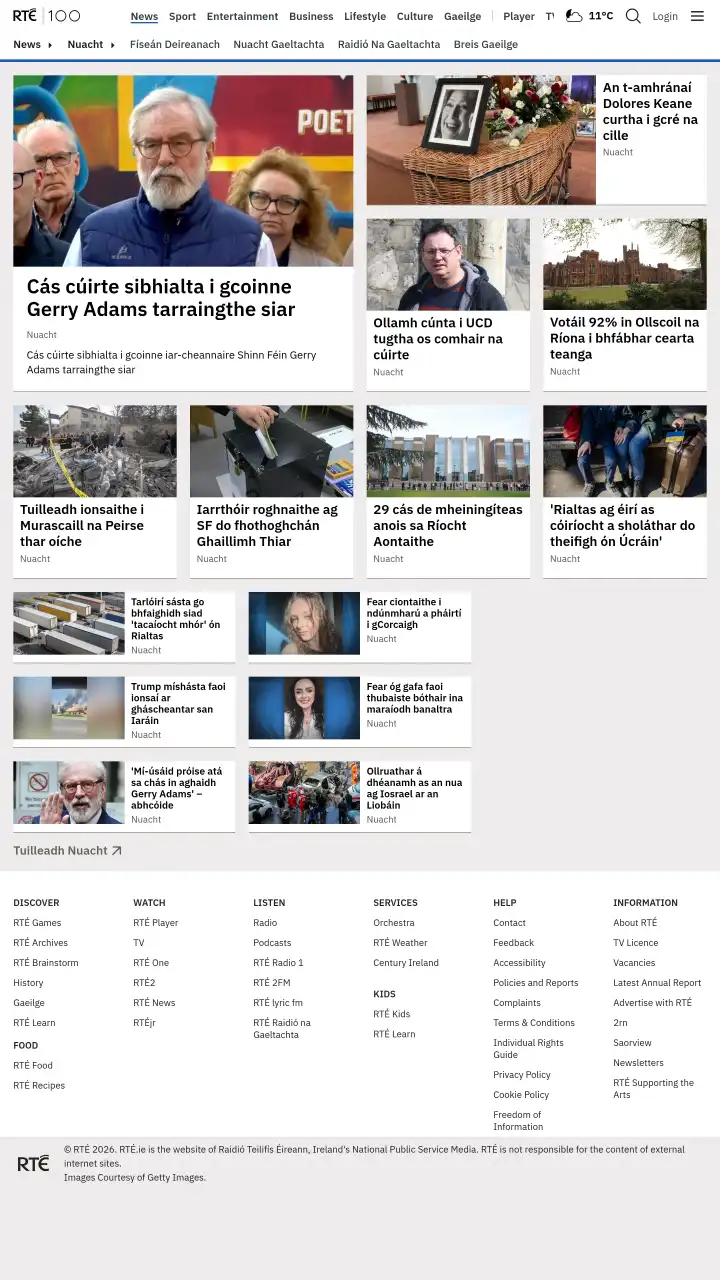 Réamhamharc de Nuacht RTÉ