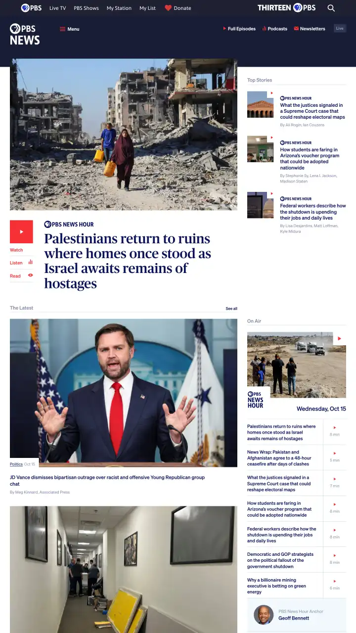 Réamhamharc de PBS NewsHour