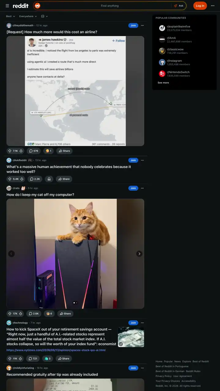 Preview of Reddit