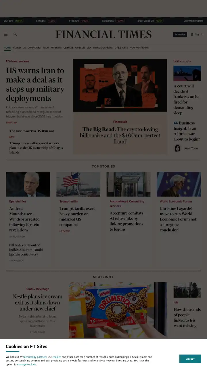 Preview of Financial Times