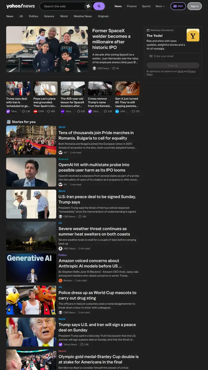 Preview of Yahoo News