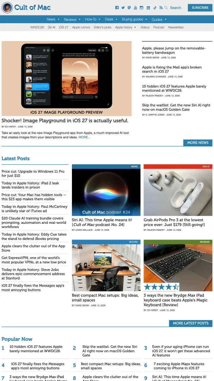 Preview of cultofmac.com