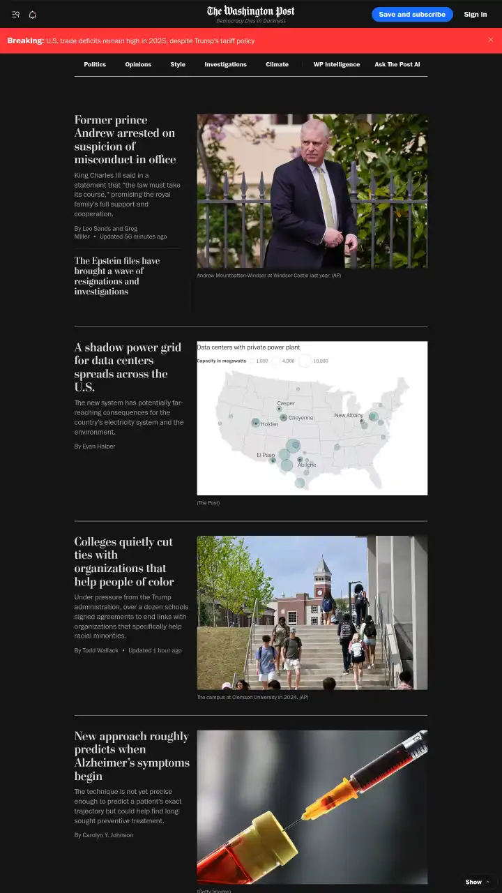 Preview of The Washington Post