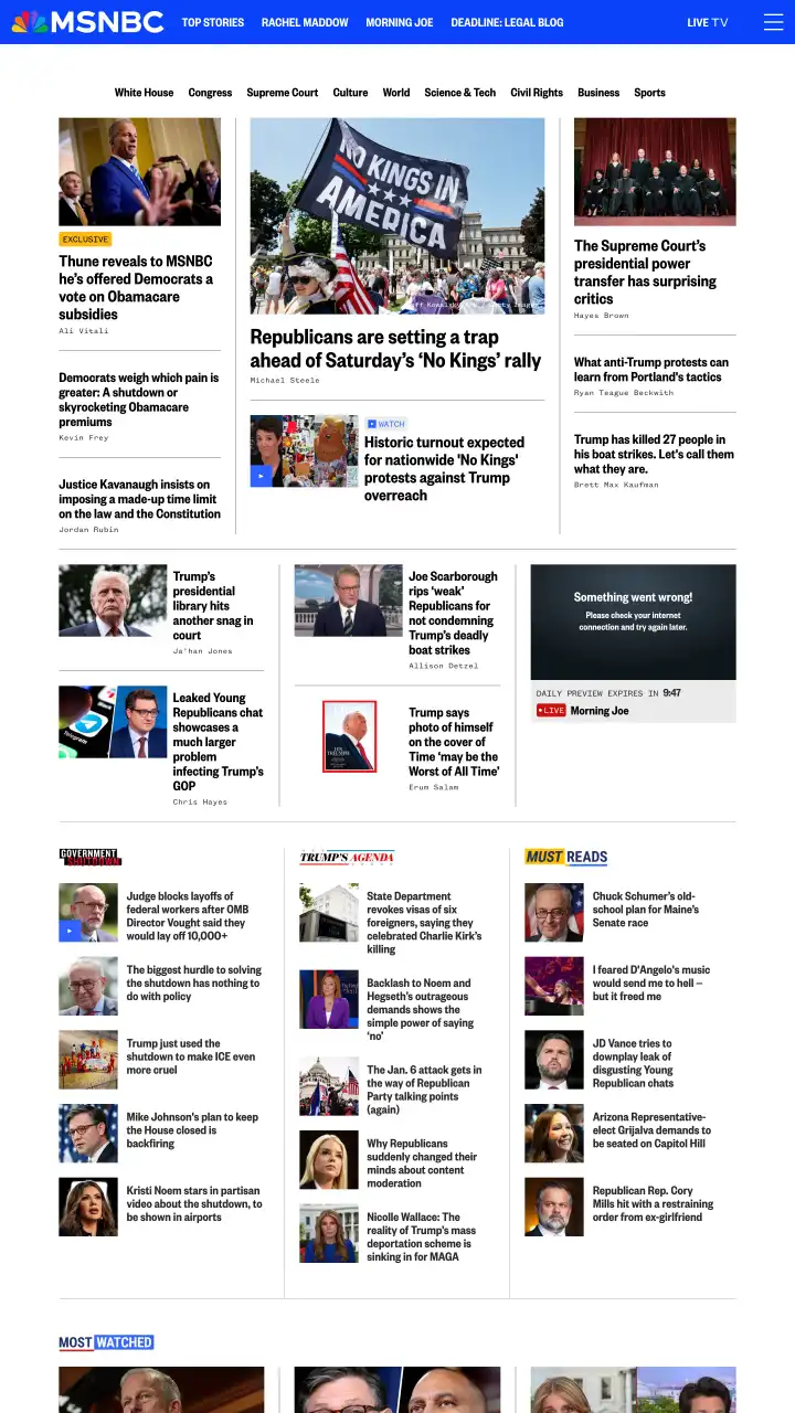 Réamhamharc de MSNBC