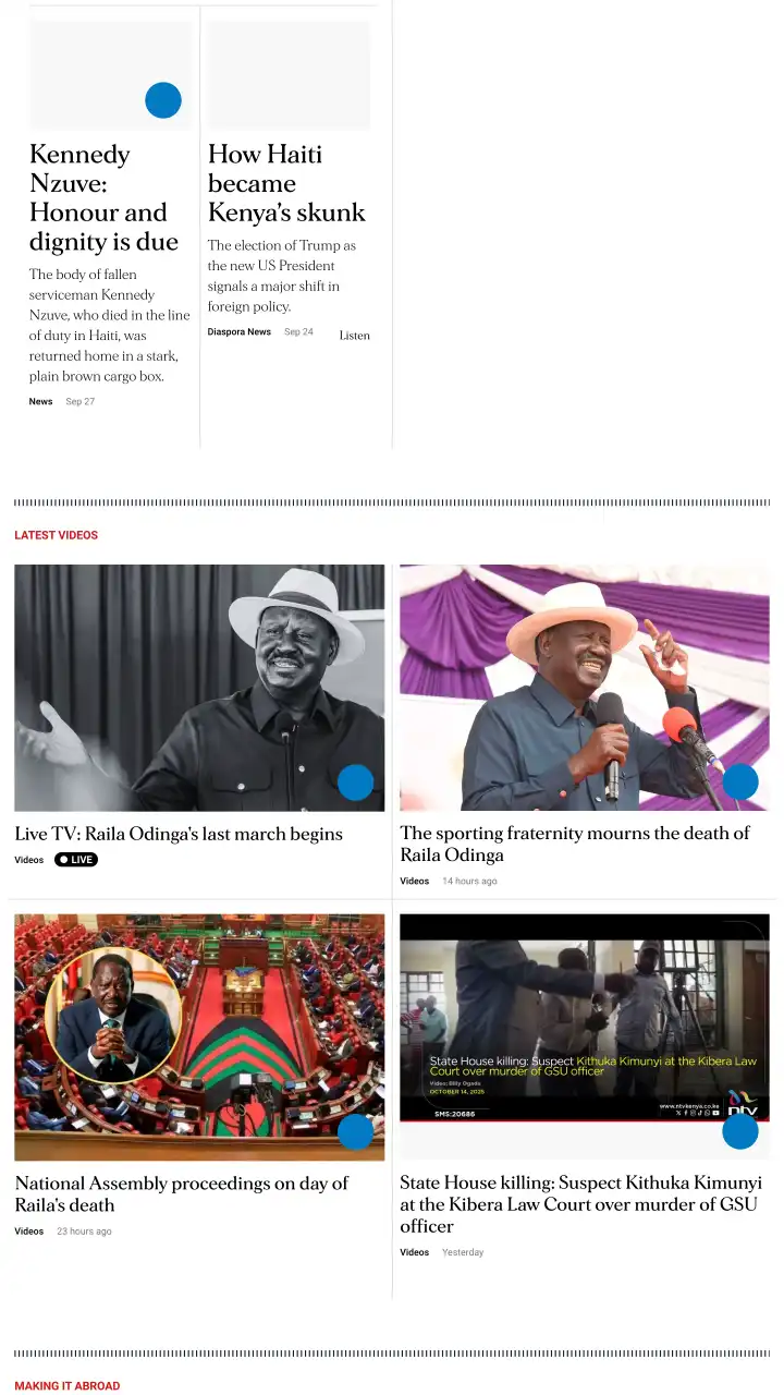 Preview of Daily Nation