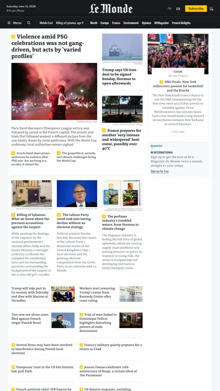 Preview of Le Monde