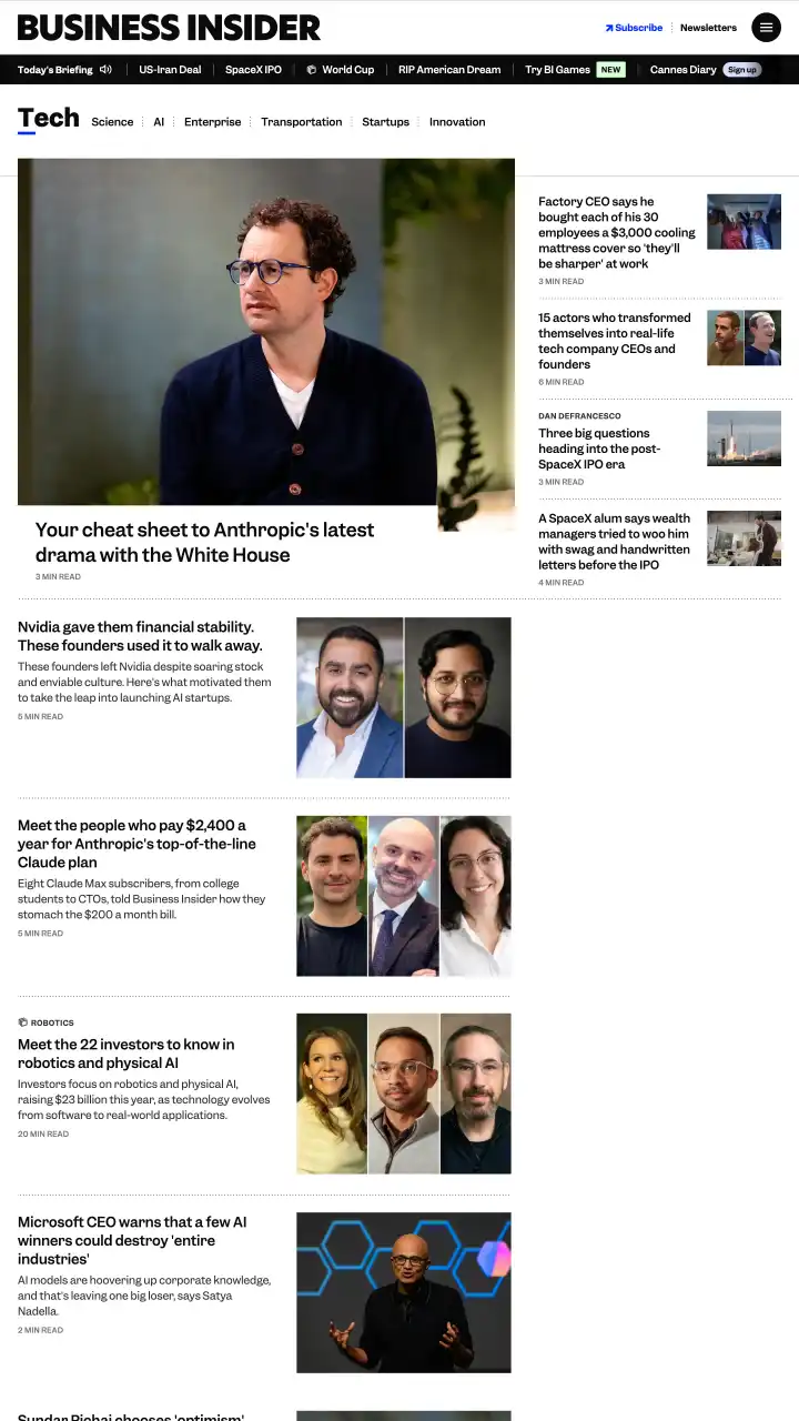 Preview of techinsider.io
