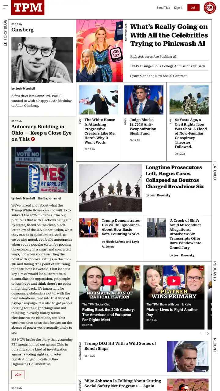 Preview of Talking Points Memo