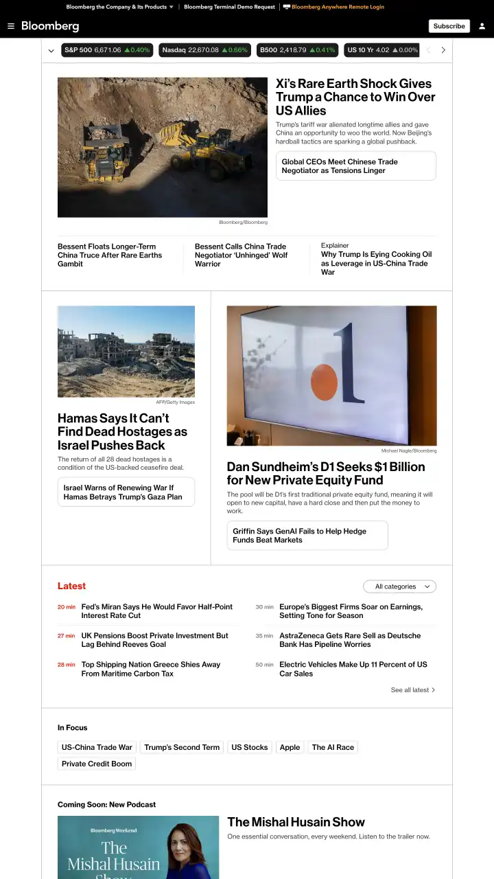 Réamhamharc de Bloomberg