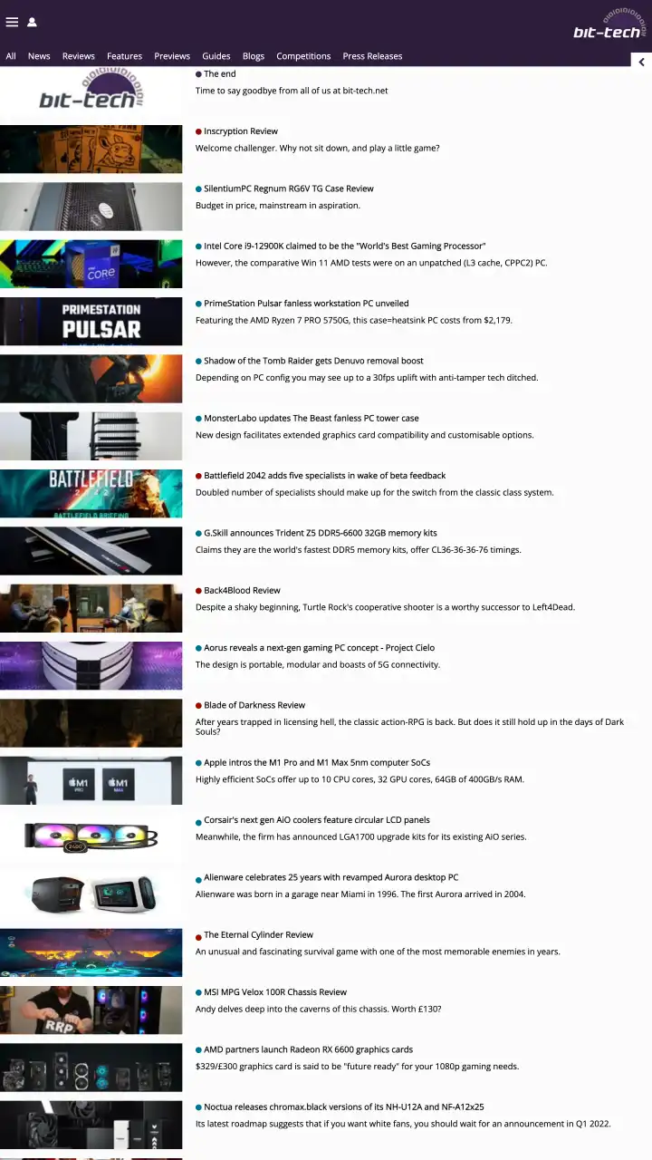 Preview of bit-tech.net