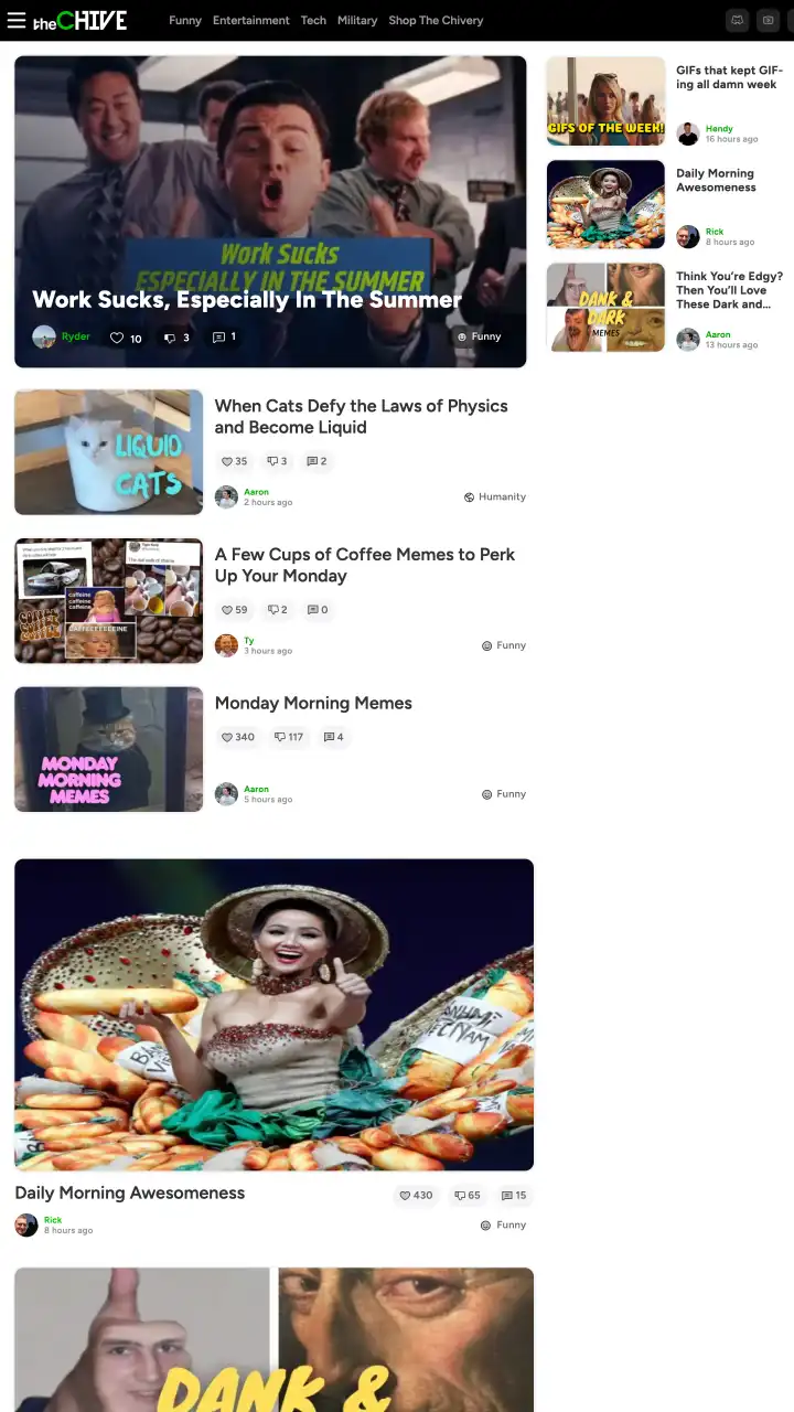 Preview of thechive.com