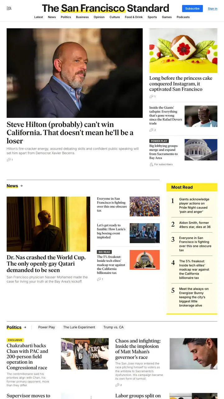 Preview of sfstandard.com