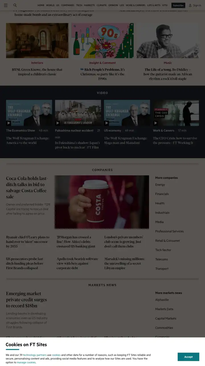 Preview of Financial Times