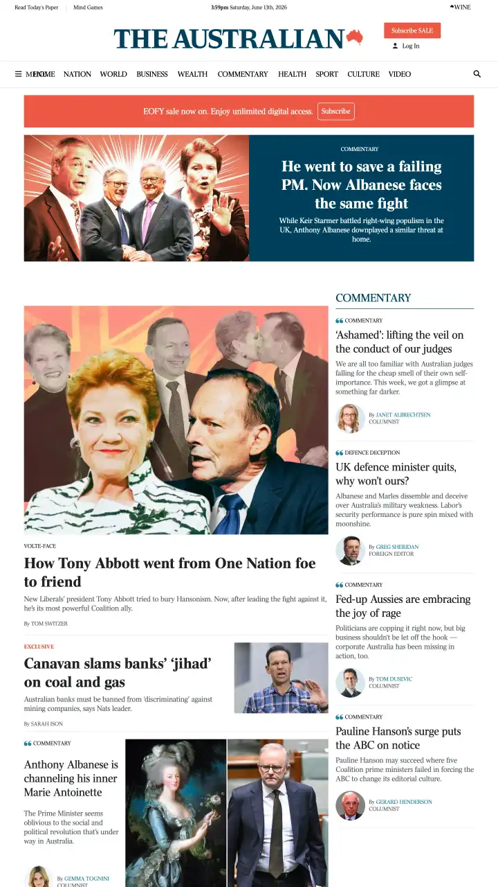 Preview of The Australian