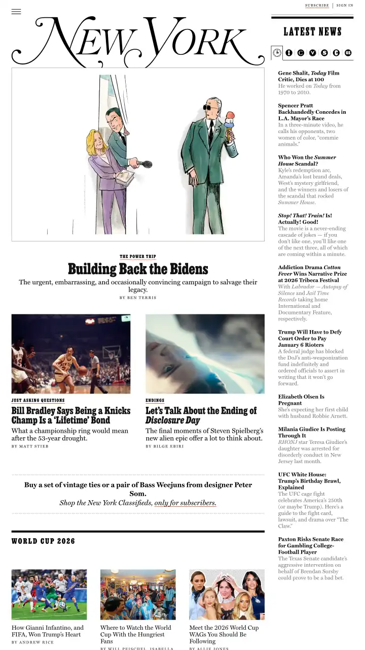 Preview of New York Magazine