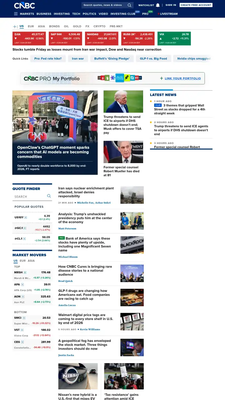 Réamhamharc de CNBC