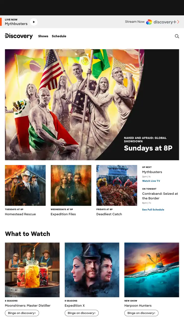 Preview of discovery.com