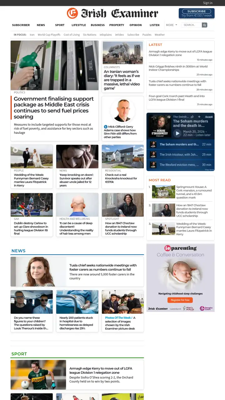 Réamhamharc de Irish Examiner