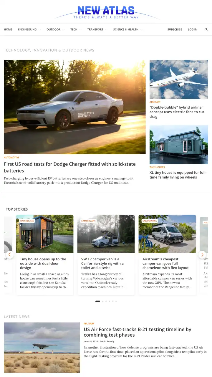 Preview of gizmag.com
