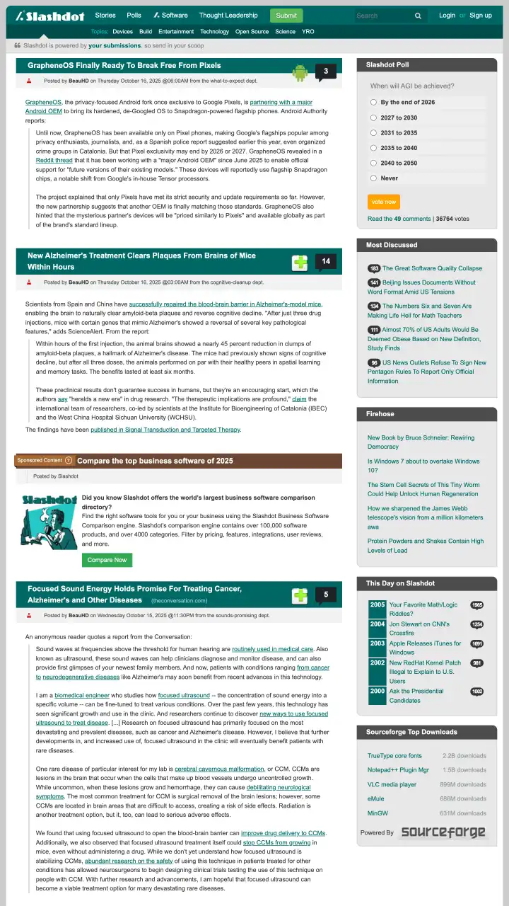 Preview of Slashdot