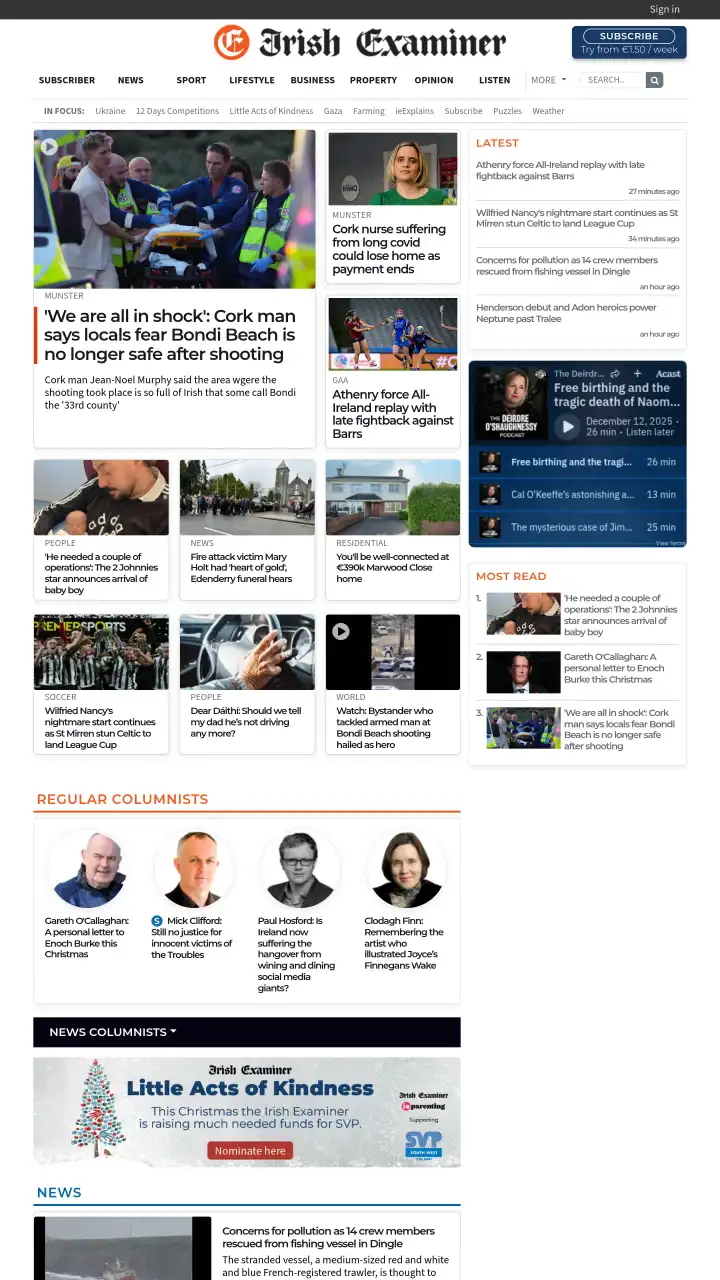 Preview of Irish Examiner